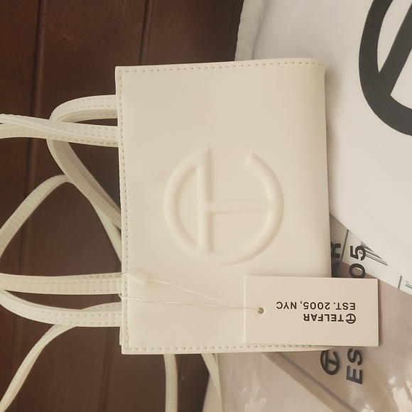 Telfar Handbags - Small White Telfar Bag
